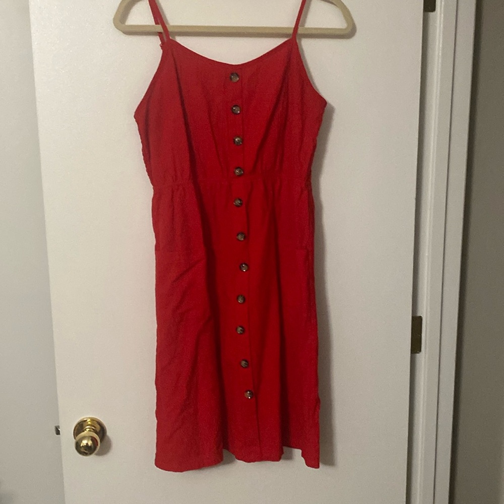 EUC red tank dress
